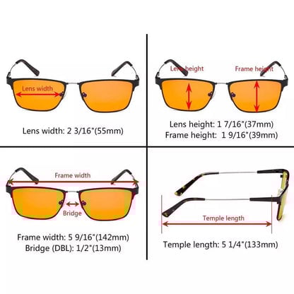 Classic Blue Light Blocking Reading Glasses LX17008eyekeeper.com