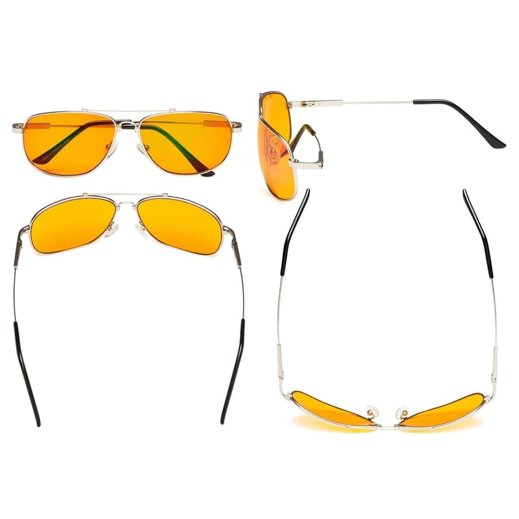 Memory Titanium Frame Blue Light Blocking Eyeglasses DS1803eyekeeper.com
