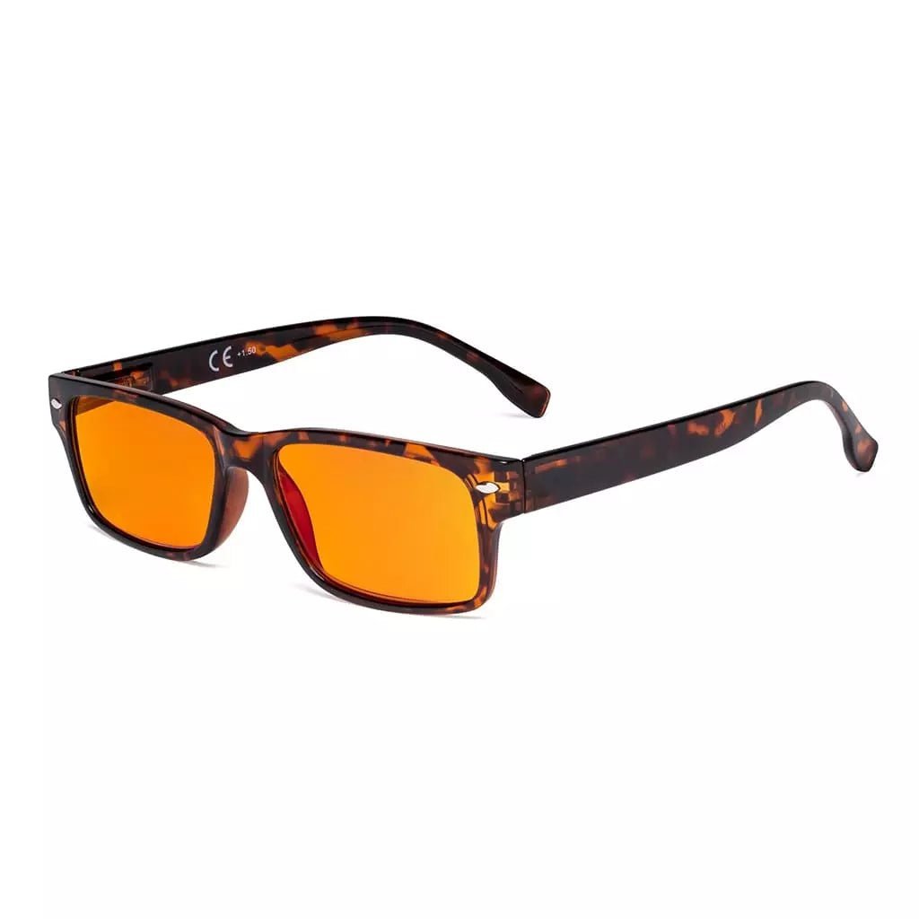 Rectangle Stylish Blue Light Blocking Reading Glasses DS108eyekeeper.com