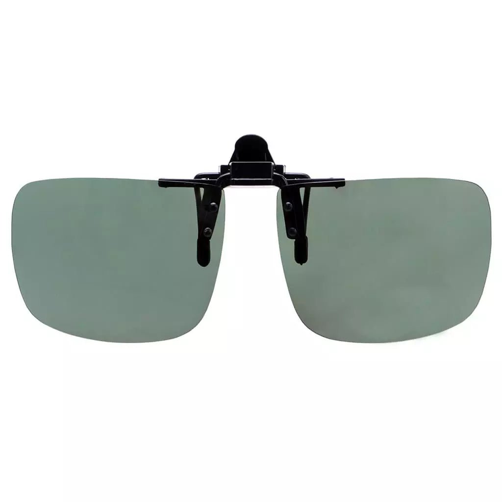 Square Flip up Polarized Clip on Sunglasses F69 (60MMx48MM)eyekeeper.com