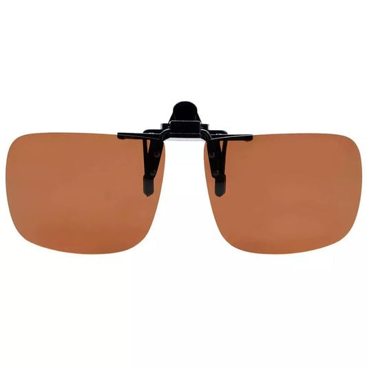 Square Flip up Polarized Clip on Sunglasses F69 (60MMx48MM)eyekeeper.com