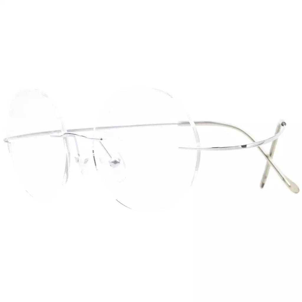 Titanium Frame Rimless Fashion Round Eyewear R15028eyekeeper.com