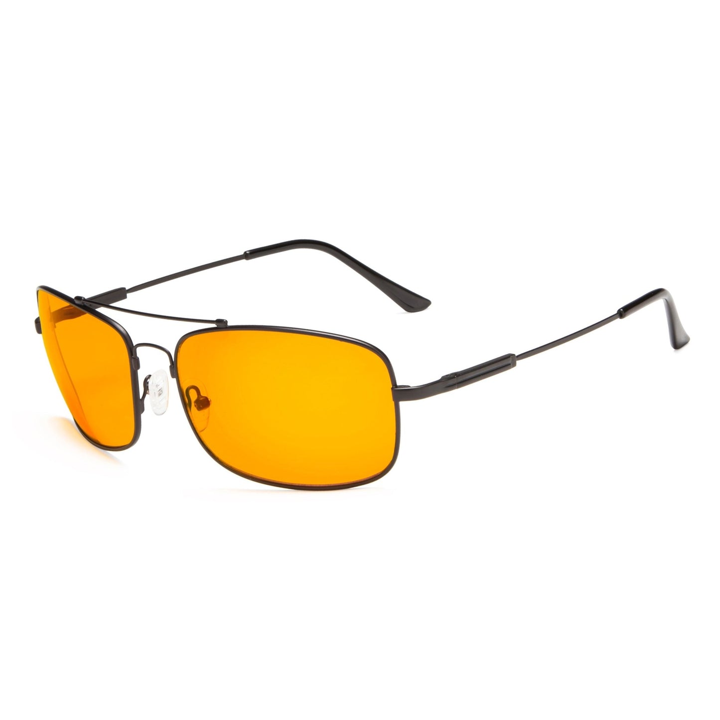 Rectangle Titanium Frame Computer Glasses Men Black DS1805