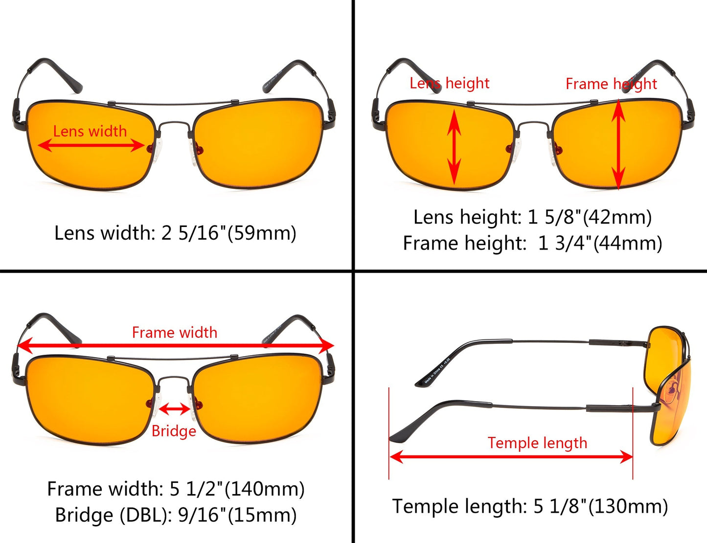 Blue Light Blocking Glasses Dimension DS1805
