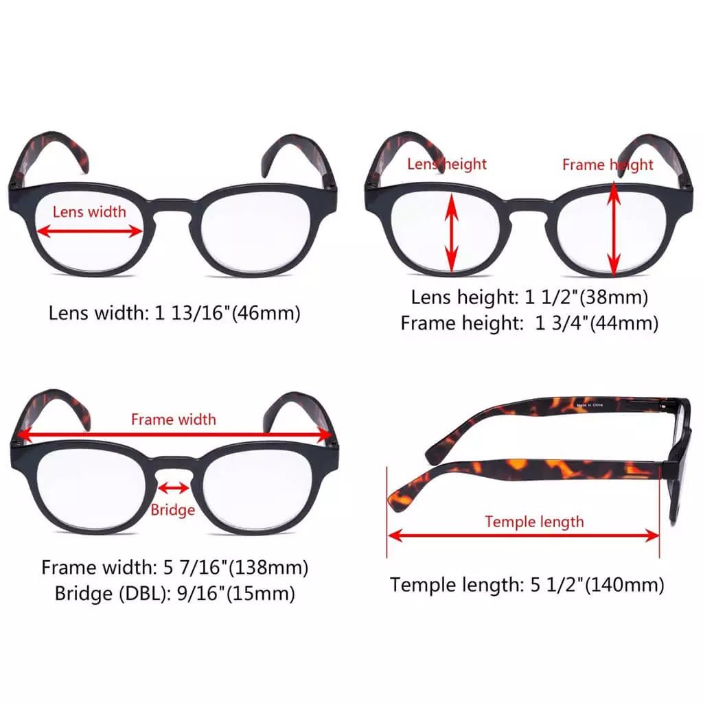 10 Pack Pattern Design Reading Glasses Vintage Readers R124Feyekeeper.com