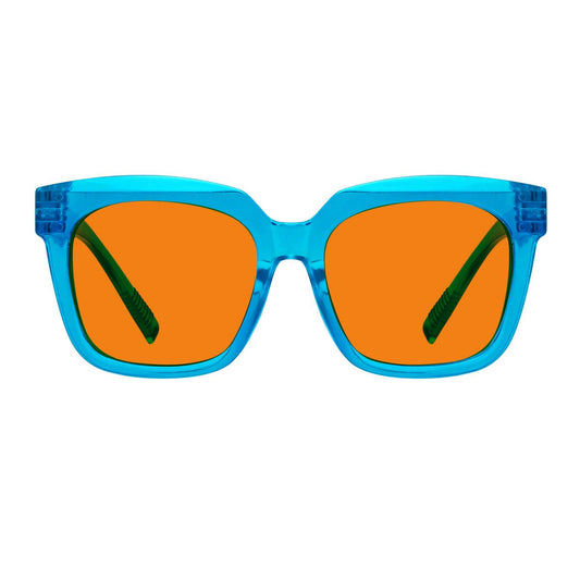 100% Blue Blocking Orange Lens for Sleep Metalless Glasses R2144 - B98eyekeeper.com