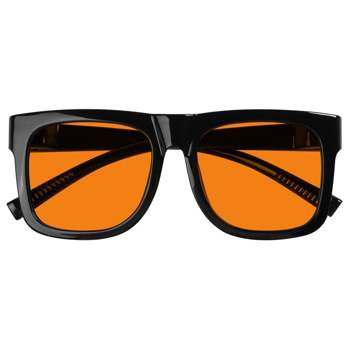 100% Blue Light Blocking Orange Glasses Metalless Screwless Eyewear R2316 - B98eyekeeper.com