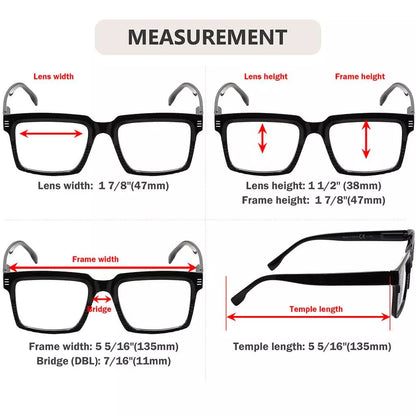 12 Pack Oversized Reading Glasses Fashionable Design Readers R2027eyekeeper.com