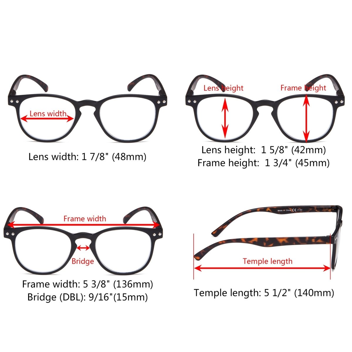 12 Pack Women's Reading Glasses with Reading Sunglasses R060eyekeeper.com
