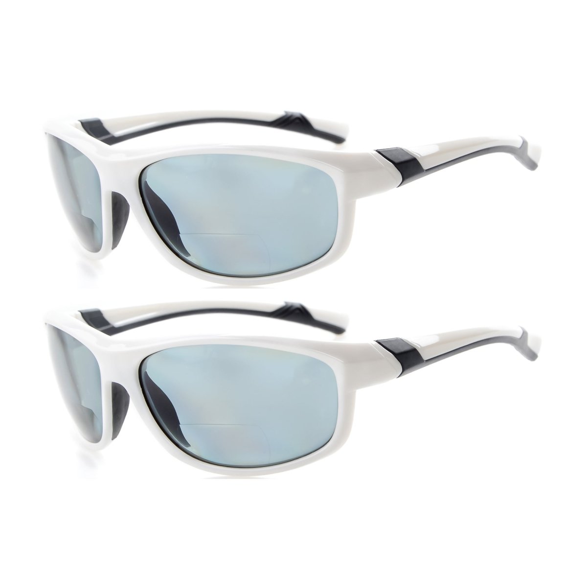 2 Pack TR90 Polarized Sport Bifocal Reading Sunglasses TH6170PGSGeyekeeper.com