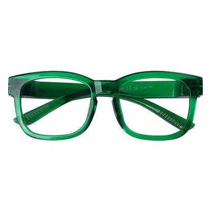 30% Blue Light Blocking Square Metalless Screwless Eyeglasses R033 - B15eyekeeper.com