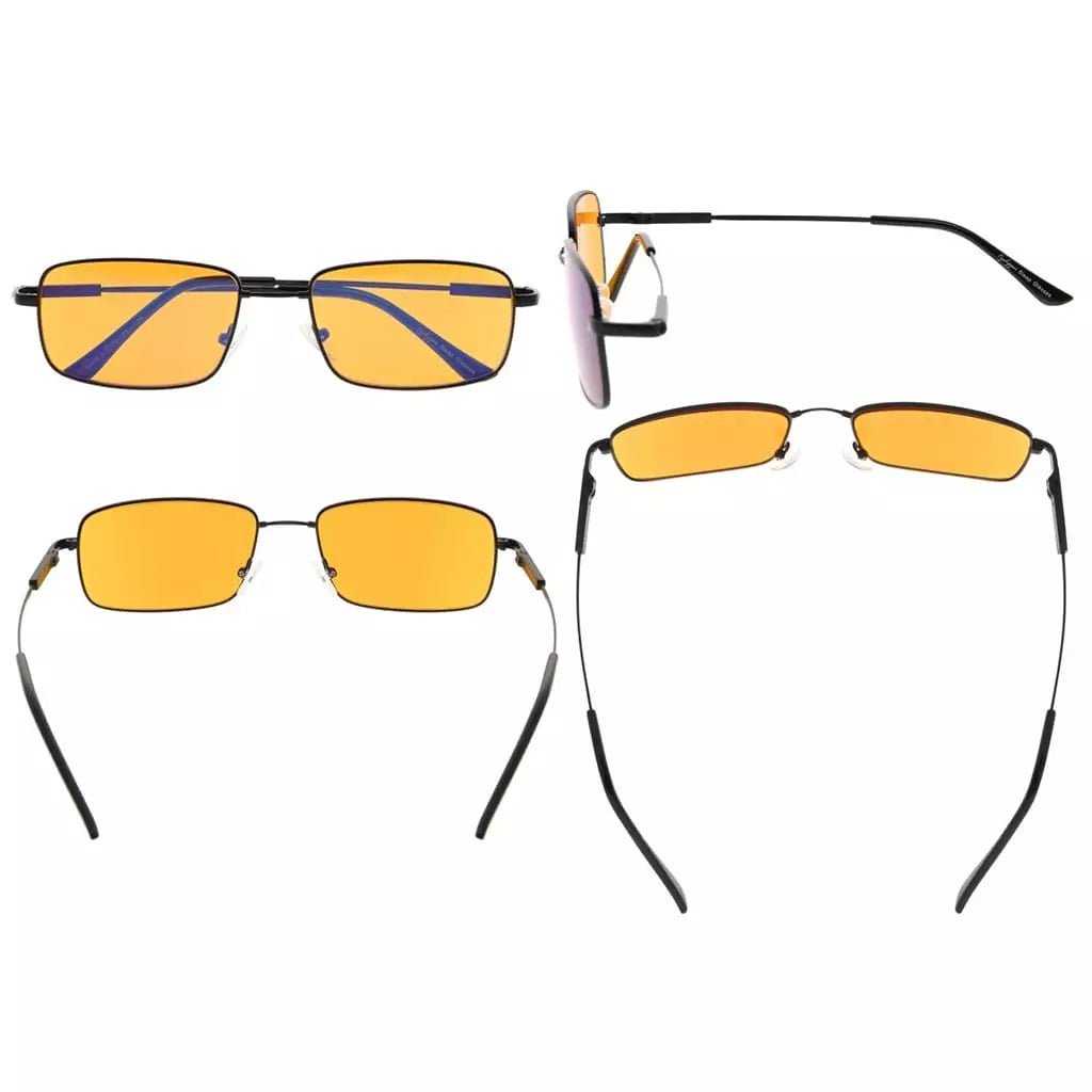 4 Pack Memory Metal Blue Light Blocking Readers DS1701eyekeeper.com