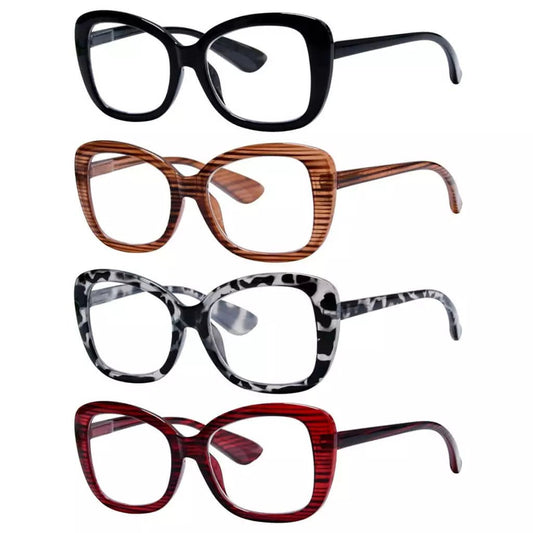 4 Pack Reading Glasses Chic Pattern Design Readers R2011eyekeeper.com