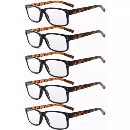 5 Pack Vintage Reading Eyeglasses Classic Readers R032eyekeeper.com