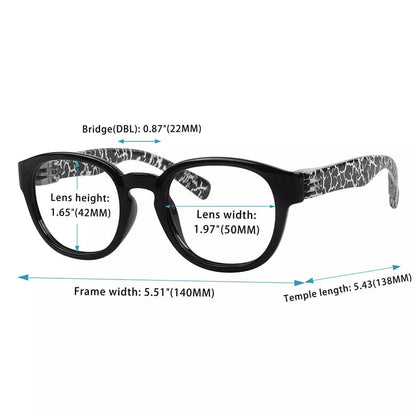 6 Pack 30% Blue Light Blocking Designer Metalless Screwless Glasses NR124 - B15eyekeeper.com