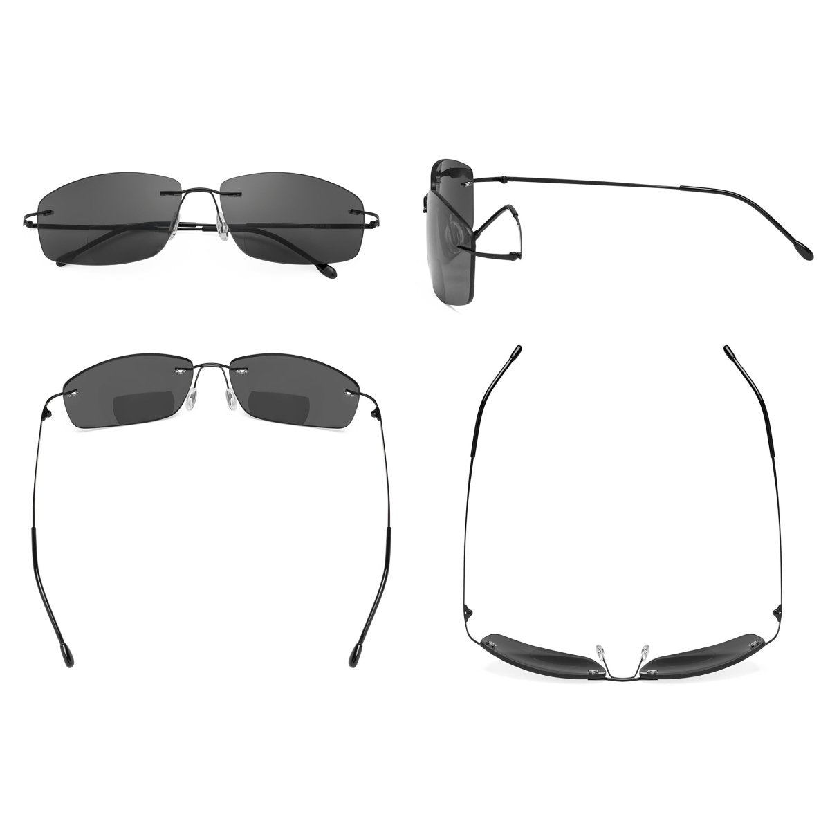 6 Pack Frameless Bifocal Sunglasses Reading Glasses SGWK4eyekeeper.com