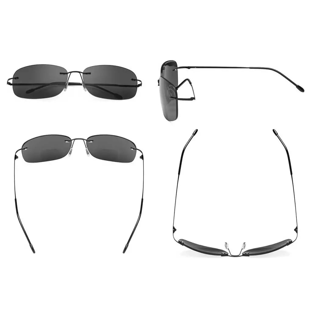 6 Pack Lightweight Rimless Bifocal Reading Sunglasses SGWK2eyekeeper.com