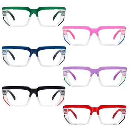 6 Pack Metalless Design Screwless Spring Hinges Reading Glasses R2204eyekeeper.com