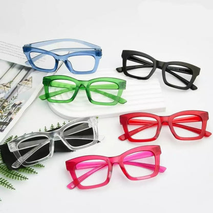 6 Pack Metalless Screwless Thick Frame Reading Glasses R2308eyekeeper.com