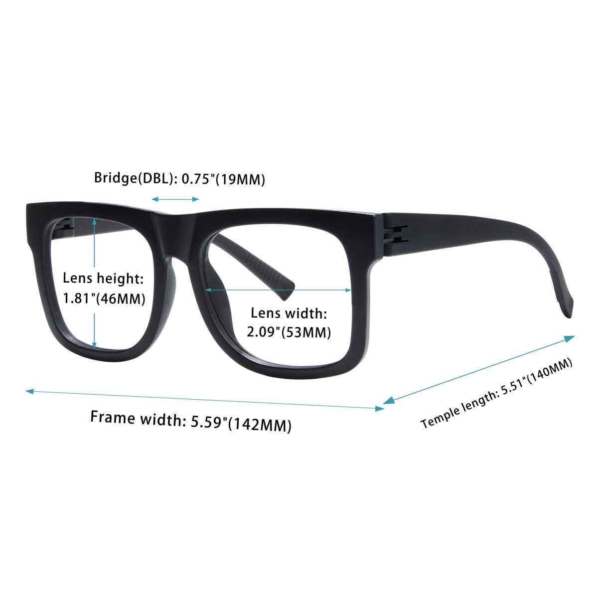 6 Pack Screwless Metalless Oversized Reading Glasses R2316eyekeeper.com