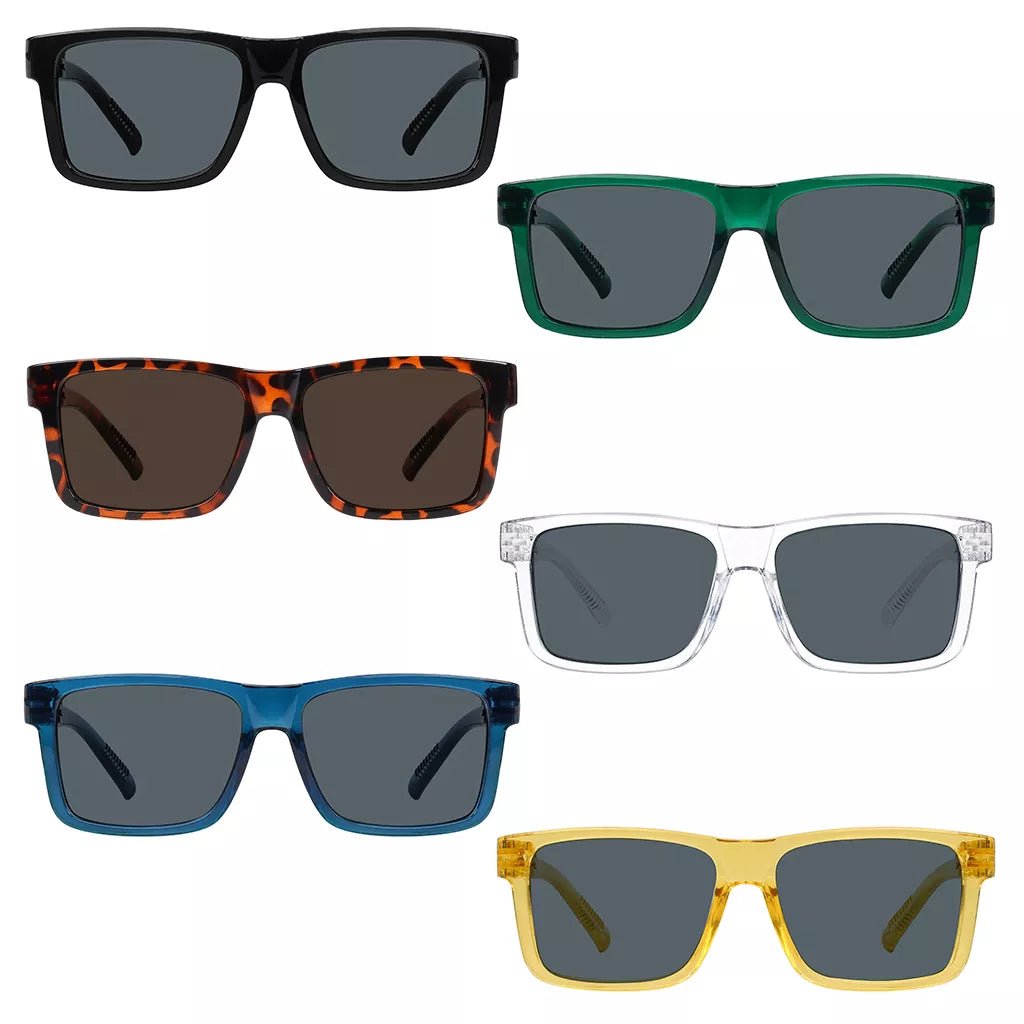 6 Pack Sunglasses Metalless Screwless NR2142Seyekeeper.com