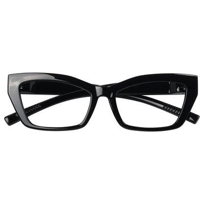 Cat-eye 30% Blue Light Blocking Metalless Screwless Eyeglasses R2516-B15