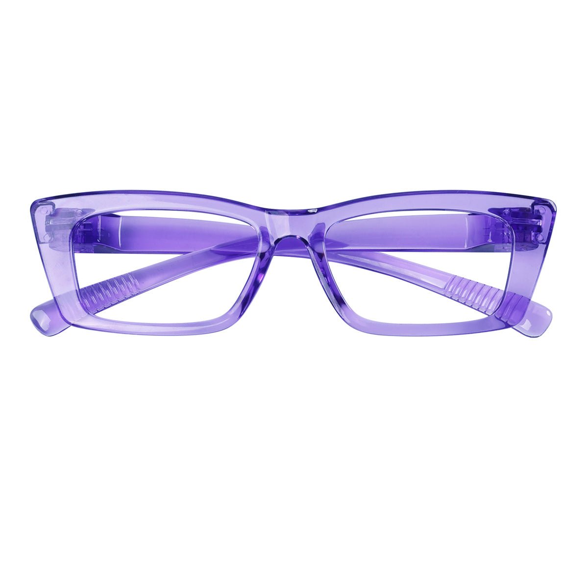 Cat - eye 30% Blue Light Blocking Metalless Screwless Eyeglasses R2501 - B15eyekeeper.com