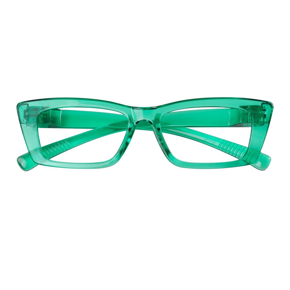 Cat - eye 30% Blue Light Blocking Metalless Screwless Eyeglasses R2501 - B15eyekeeper.com