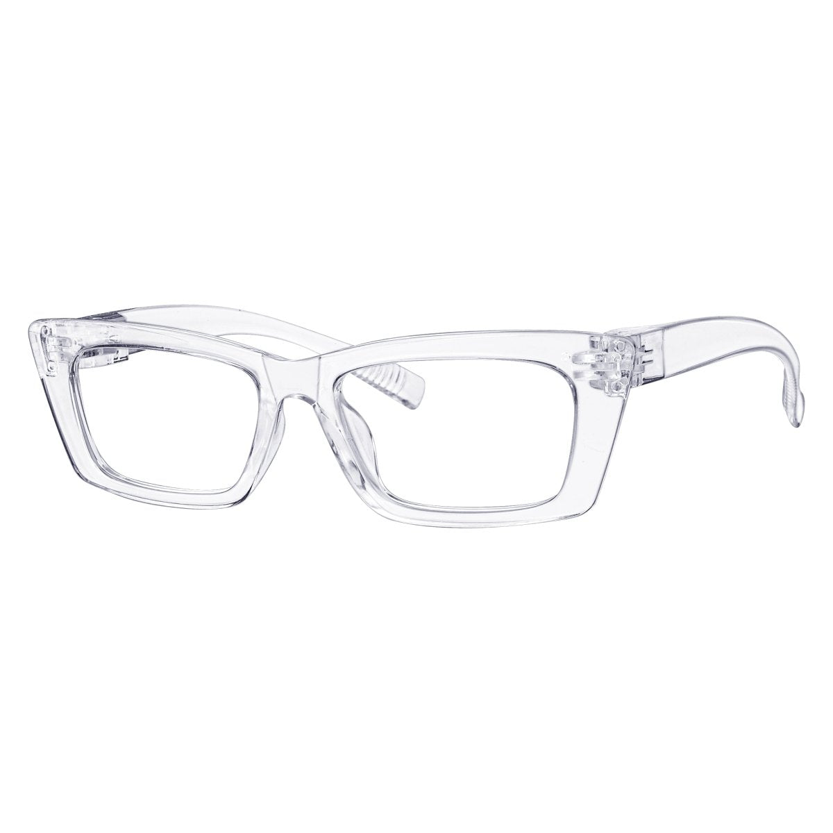 Cat - eye 30% Blue Light Blocking Metalless Screwless Eyeglasses R2501 - B15eyekeeper.com