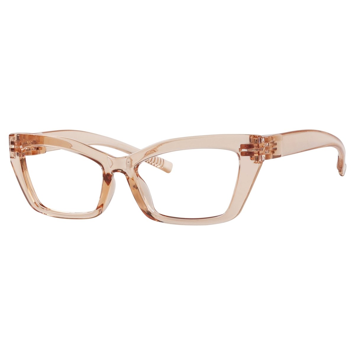 Cat - eye 30% Blue Light Blocking Metalless Screwless Eyeglasses R2516 - B15eyekeeper.com