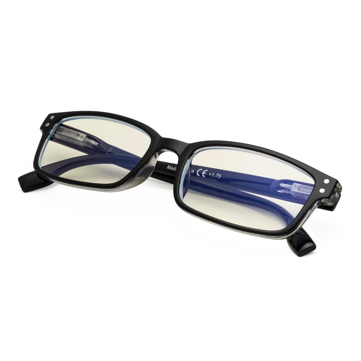 Classic Rectangle Blue Light Filter Reading Glasses 1 - CG097eyekeeper.com