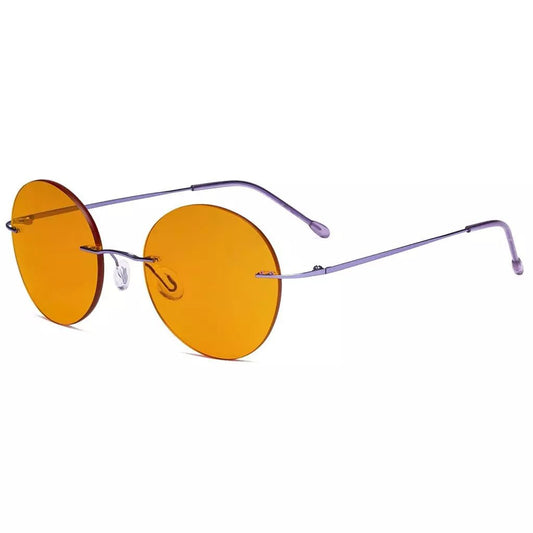 Frameless Titanium Blue Light Blocking Reading Glasses DSWK9910eyekeeper.com