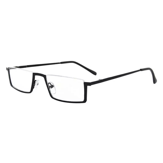ハーフリム老眼鏡リーダーシックメタル男性女性 R1613