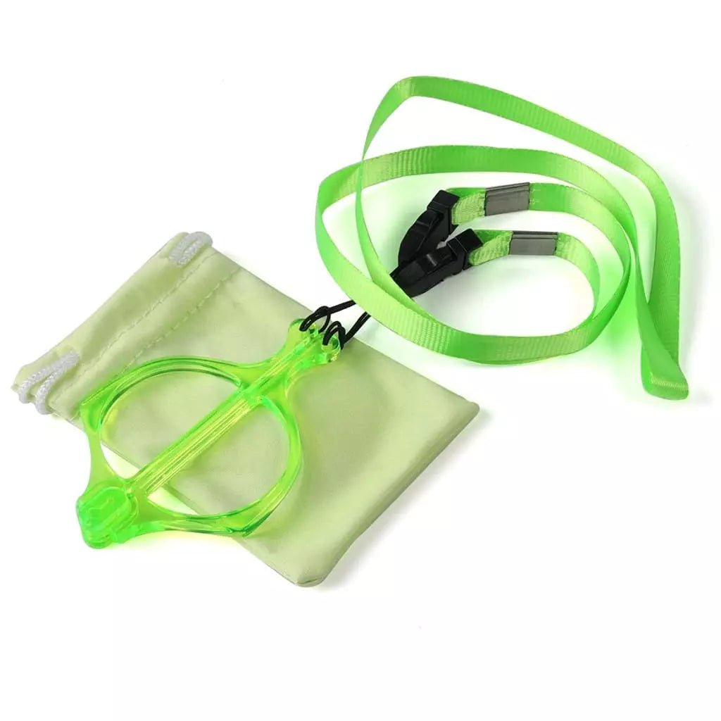 Handhold Magnifier Folding Reading Glasses Metalless Screwless Readers with Neck Strap NR153eyekeeper.com
