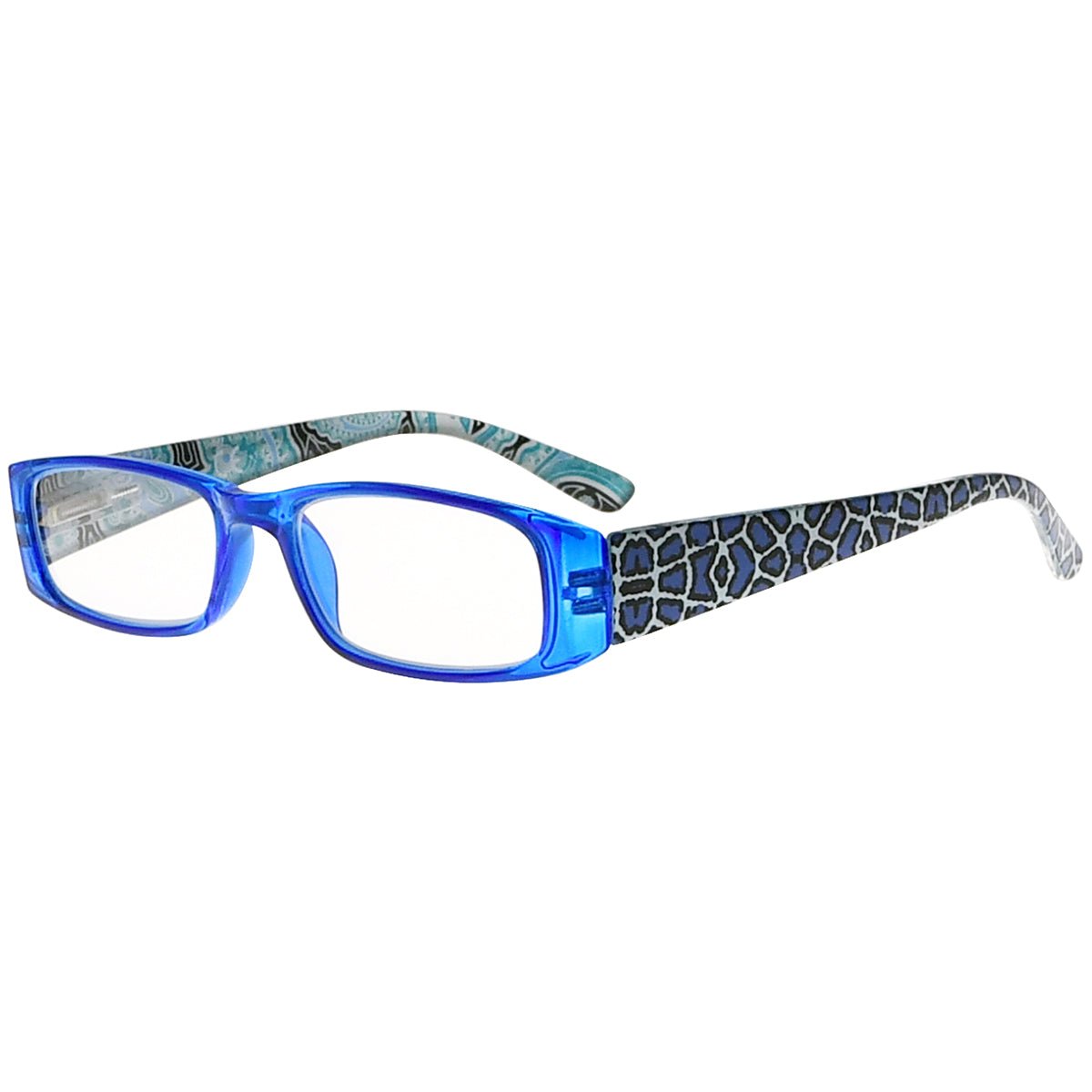 Leopard Rectangle Reading Glasses Chic Readers R006Aeyekeeper.com