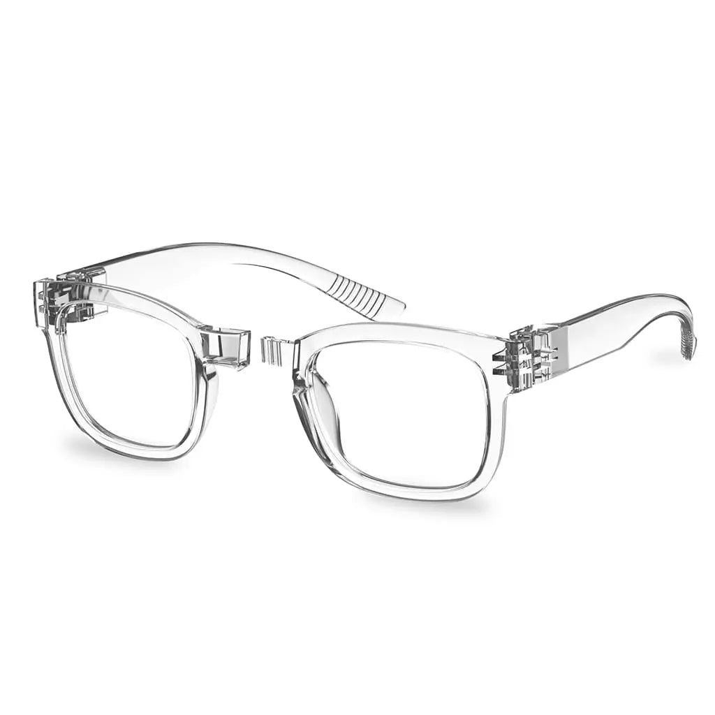 (Must Buy Both Eye) Metalless Screwless Reading Glasses with Different Strength PR033 (Clear)eyekeeper.com