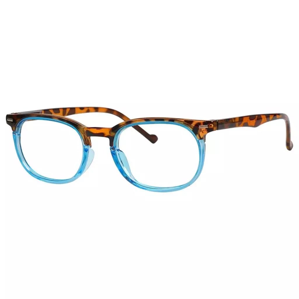 (Must Buy Both Eye) Reading Glasses with Different Strength for Each Eye PR001 - DEMI (Blue)eyekeeper.com