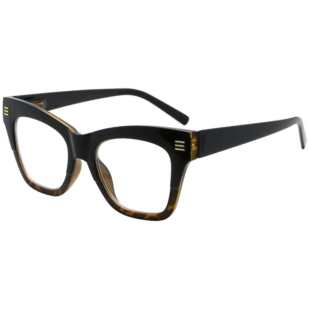 Cat-eye Reading Glasses Black Tortoise R2111