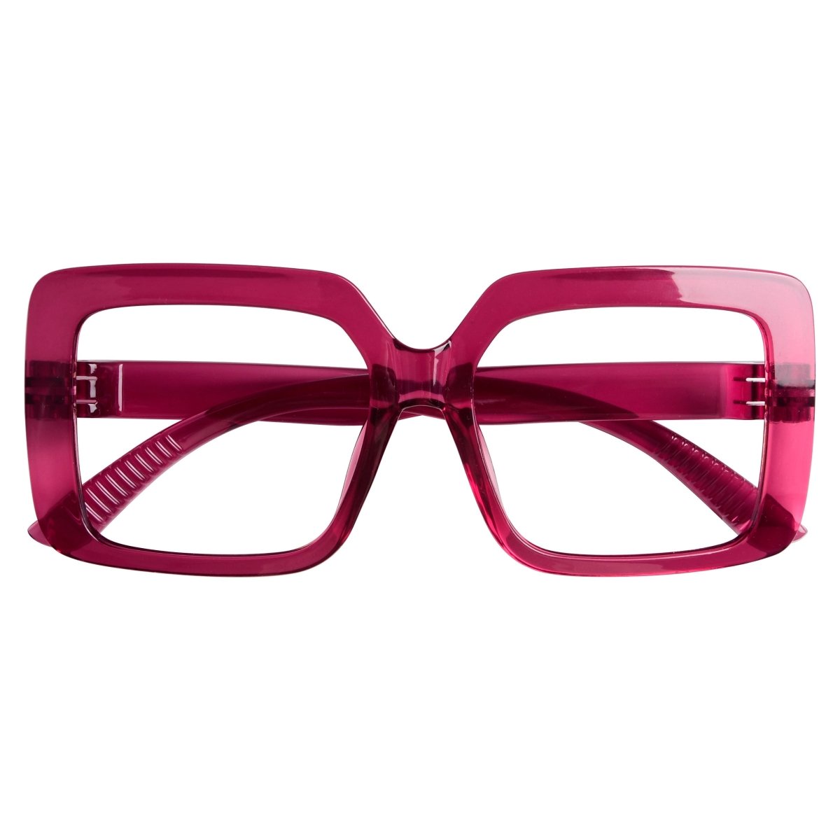 Oversized 30% Blue Light Blocking Glasses Metalless Screwless Glasses R2311 - B15eyekeeper.com