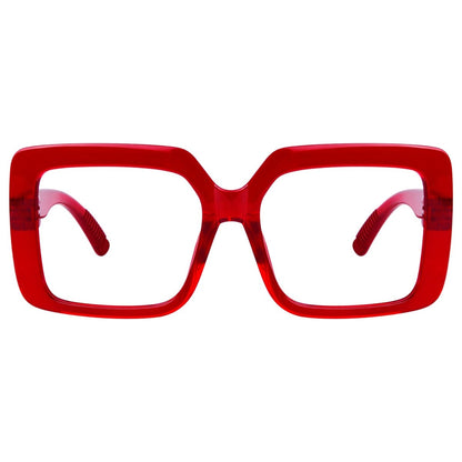 Oversized 30% Blue Light Blocking Glasses Metalless Screwless Glasses R2311 - B15eyekeeper.com