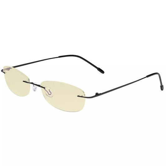 Rimless Blue Light Blocking Reading Glasses TMWK9903Beyekeeper.com