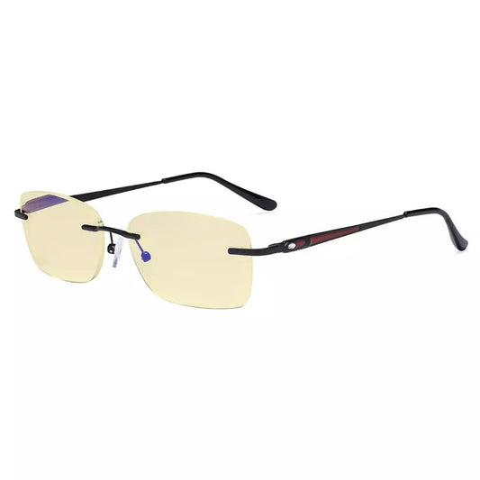 Rimless Blue Light Blocking Reading Glasses TMWK9905Aeyekeeper.com