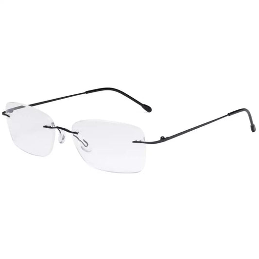 Rimless Metal Scholar Elegant Reading Glasses RWK9905eyekeeper.com
