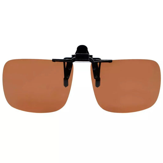 Square Flip up Polarized Clip on Sunglasses F69 (60MMx48MM)eyekeeper.com