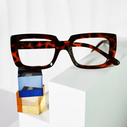 Thicker Frame Trendy Reading Glasses Stylish Readers R9107eyekeeper.com