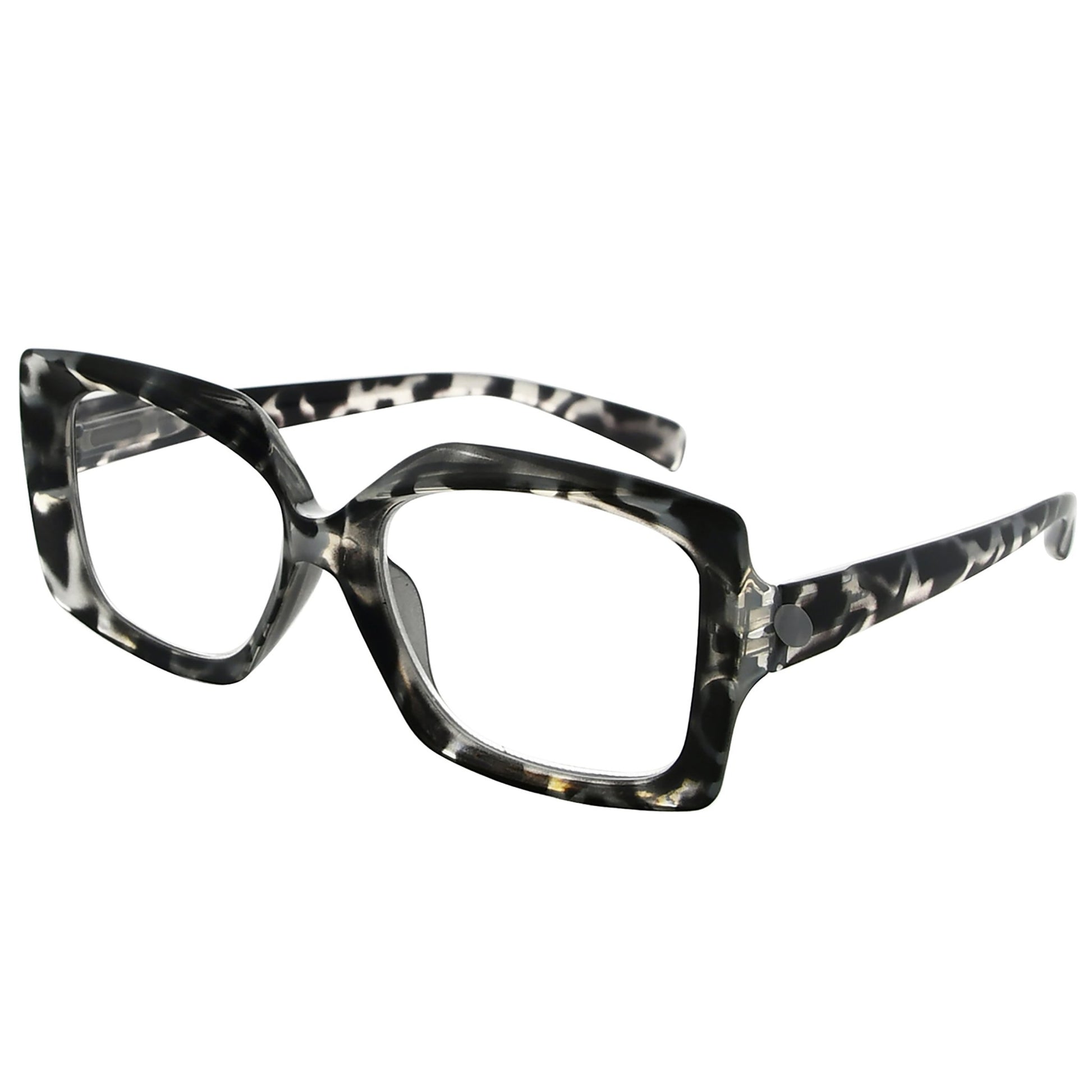 Large Frame Reading Glasses Oversized Eyeglasses Women R2010