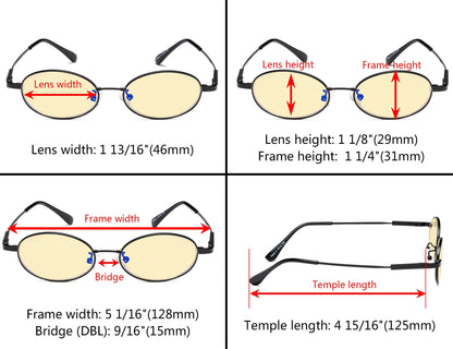 Blue Light Blocking Eyeglasses Dimension