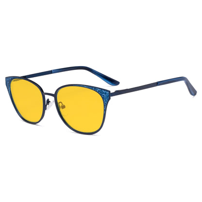 Butterfly Design Computer Eyeglasses Blue LX19045-BB90