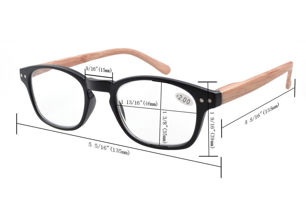 Bamboo Pattern Blue Light Blocking Reading Glasses 1-CG034