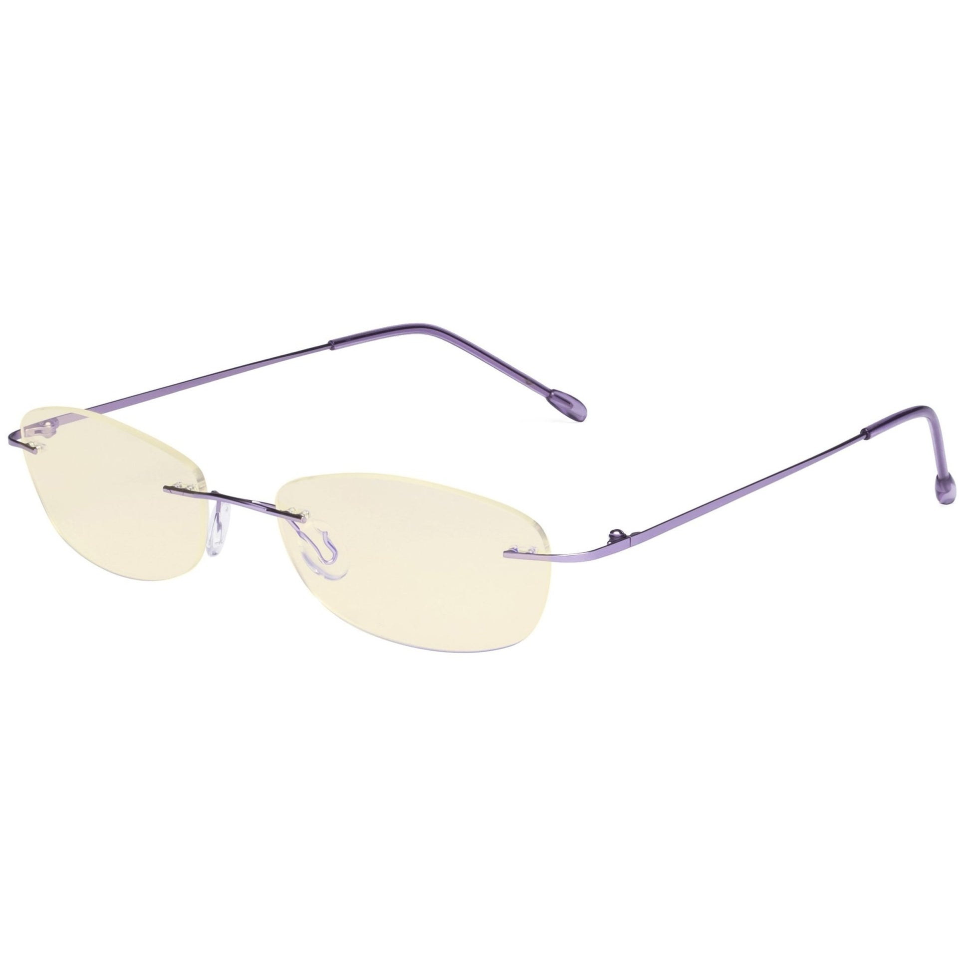 Blue Light Blocking Glasses Purple TMWK9903B